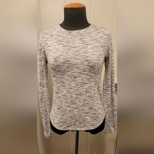 lululemon athletica Black and White Long Sleeve Top